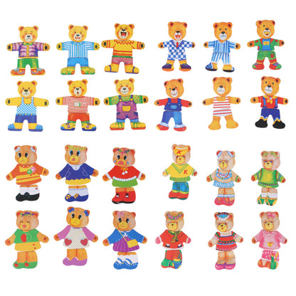 Woods™ | Wooden Dress-up Puzzle 'Boris'