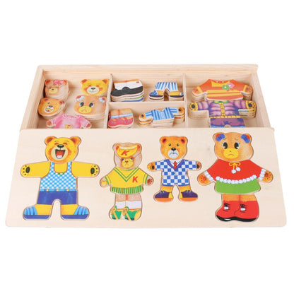 Woods™ | Wooden Dress-up Puzzle 'Boris'