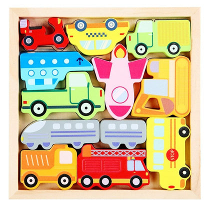 Woods™ - Which shapes fit in the board? - Shape Puzzle (2+1 FREE)