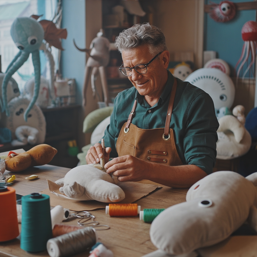 Red Octopus Soft Stuffed Plush Toy