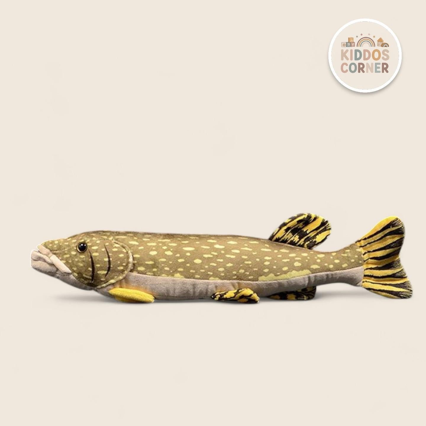 Northern Pike Fish Soft Stuffed Plush Toy