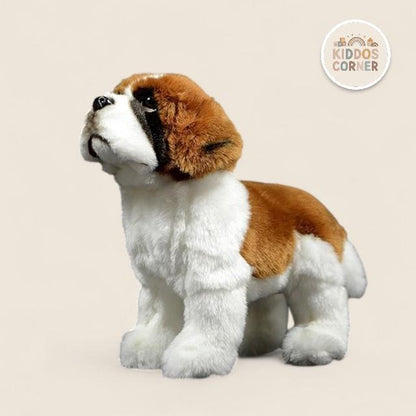 Saint Bernard Puppy Dog Soft Stuffed Plush Toy