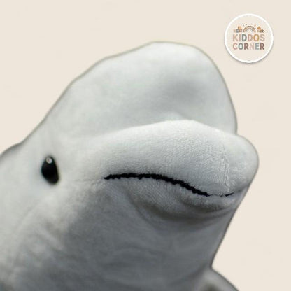 Beluga White Whale Soft Stuffed Plush Toy