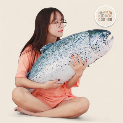 Salmon Fish Soft Stuffed Plush Pillow Toy