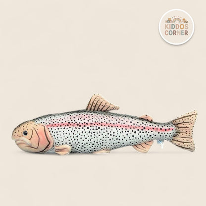 Rainbow Trout Fish Soft Stuffed Plush Toy