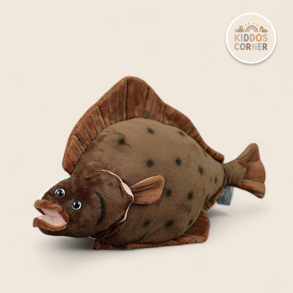Flounder Flat Fish Soft Stuffed Plush Toy